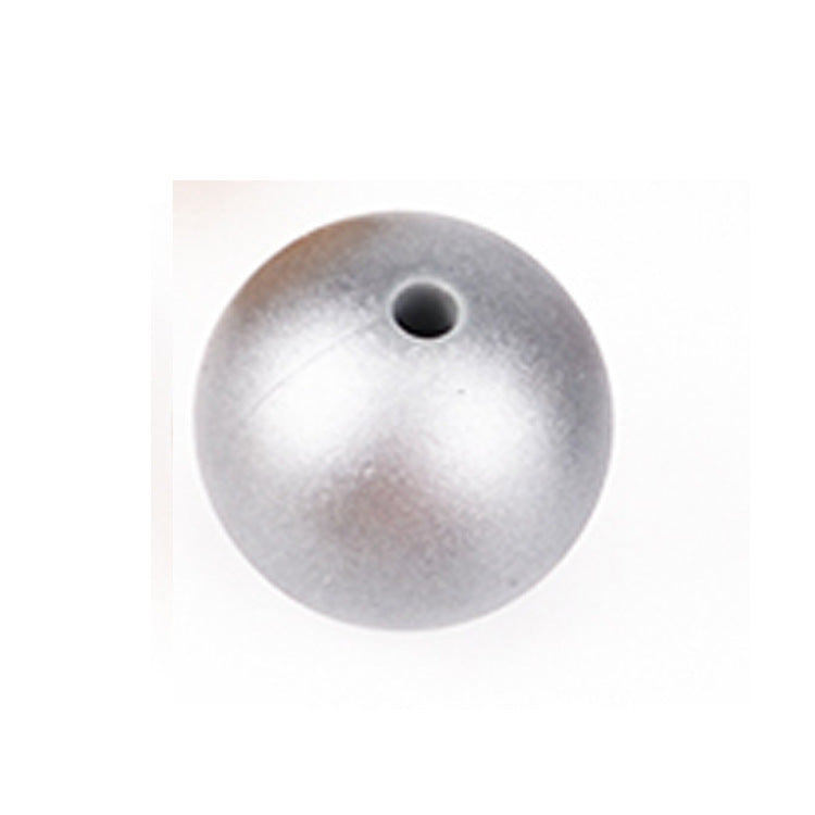 Wholesale 12/15/19MM Oil Spray Beads Baby Teething Round Beads Silicone 100pcs